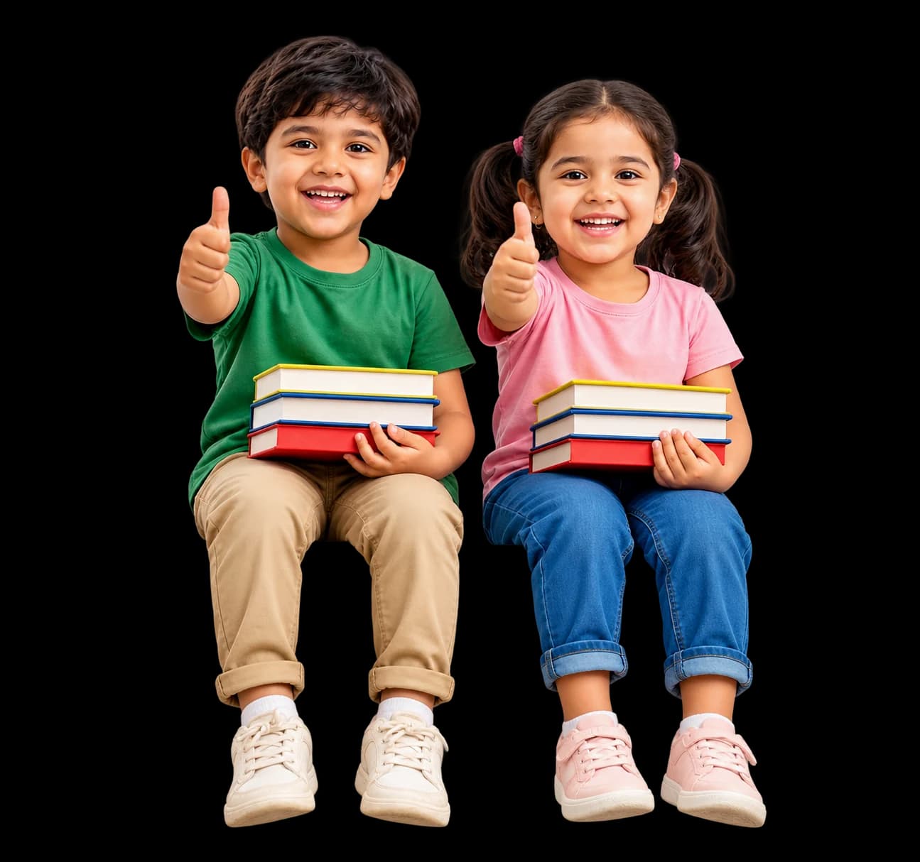 Happy children learning together at Dhivith Edu Care Montessori School Kinathukadavu Coimbatore