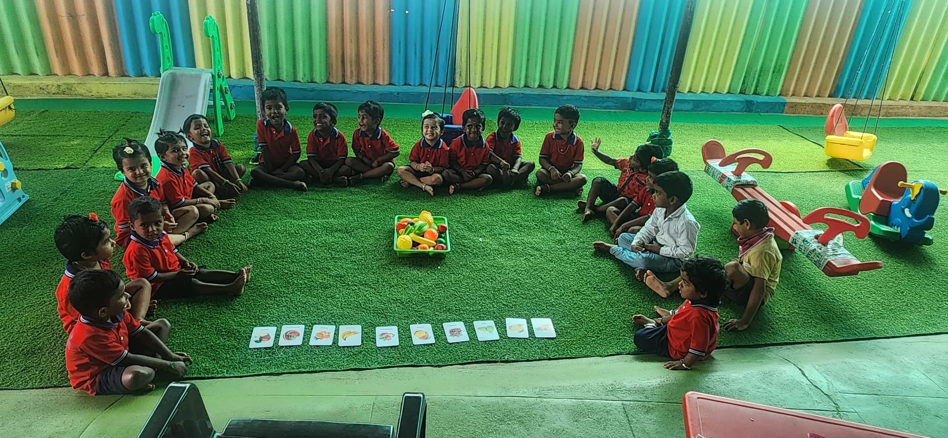 Practical Life Pouring & Motor Skills - Dhivith Edu Care Montessori School Kinathukadavu Coimbatore